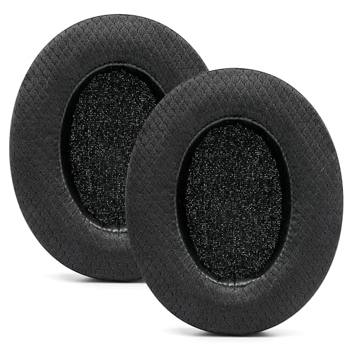 WC Freeze for Arctis Nova - Hybrid Fabric Cooling Gel Replacement Earpads for Arctis Nova Pro Wired, Nova 7, 5, 4, 3, 1 - Made by Wicked Cushions (Does Not Fit Nova Pro Wireless) | Black - color: Black