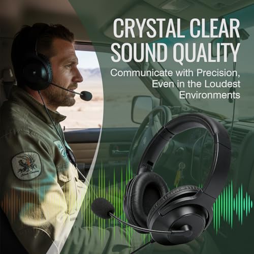 CP200 CP200D Noise Cancelling Radio Overhead Headset with Boom Mic Walkie Talkie Headphone VOX PTT Earpiece for CP100D CP185 CLS1110 CLS1410 RDM2070D RMM2050 RDV5100 RDU4160D BPR40