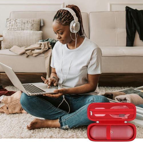 Carrying Case for Beats Pill - Portable Bluetooth Speaker/Beats Pill x Kim - color: Red