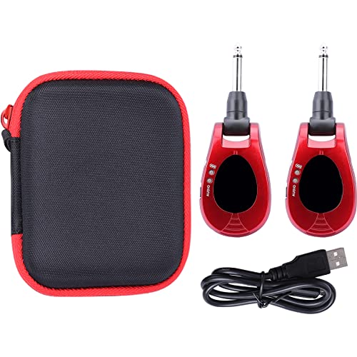 co2CREA Hard Travel Case for Xvive U2 Guitar Wireless System Digital Guitar | Compatible with Wireless Transmitter and Receiver, Travel Protective Storage Bag with Custom Molded Interior & Hand Strap - size: for Xvive U2
