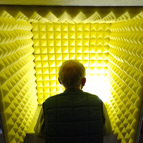 Portable Sound Recording Vocal Booth Box,Sound Proof Foam Panels,Large, Foldable,Super Dense Sound Absorbing Foam,Sound Panels, for Condenser Microphone Recording Equipment