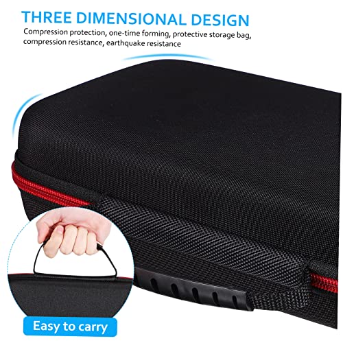 GALPADA Microphone Storage Bag with Padded Sponge and Anti-slip Rings Portable Mic Carrying Case with Zip Closure Suitable for Travel and Music Equipment Accessories