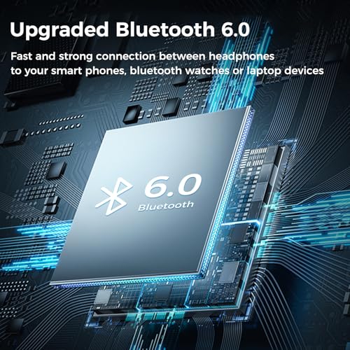 Full-Coverage Liquid Silicone Swimming Headphones,IP68 Waterproof Underwater Headphones, Bluetooth 6.0&MP3 with 32GB Memory Card,Soft/Skin-Comfortable Open Ear Bone Conduction Swim Earbuds
