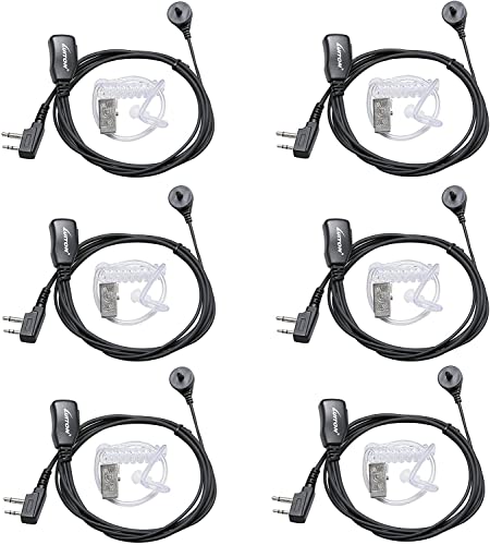 Midland Security Headsets with Mic - Compatible with Midland GXT1000VP4 LXT600VP3 GXT1050VP4 GXT1000XB LXT500VP3 etc (6 Pack) - color: 6 pack