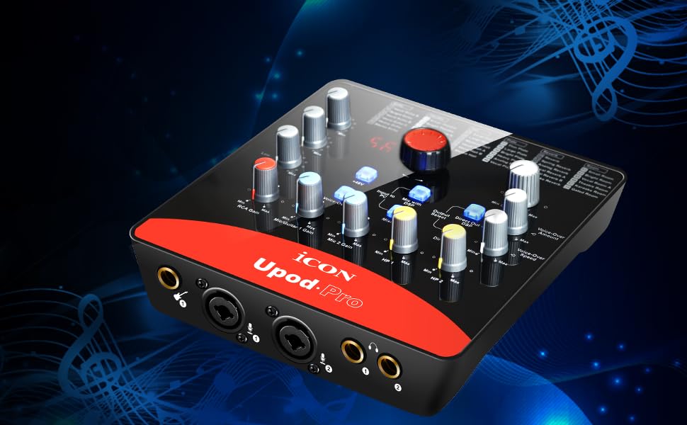 iCON Pro Audio UPod Pro recording USB Interface with DSP effect built-in.