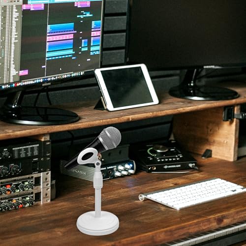 Musiin Desktop Microphone Stand with Phone Holder Replacement Head