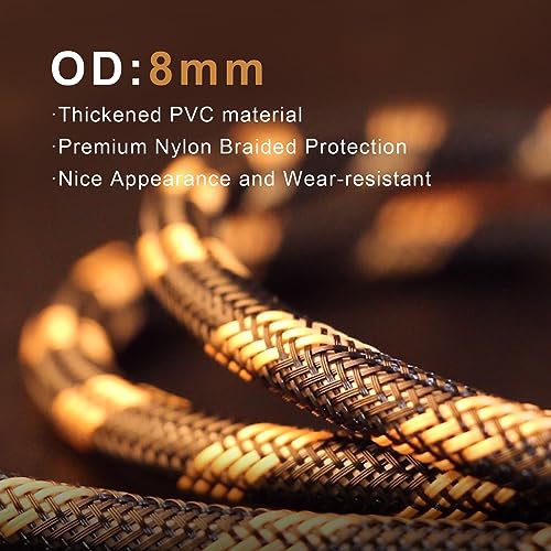 SKW Single XLR Male to RCA Male Cable, BG Series Ultra-high Purity Copper Audio Cable 9.8ft/3M (1 Cable) - color: XLR Male to RCA Male, size: 9.8 ft (3 m)