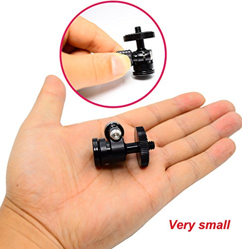 koolehaoda 3/8 Mini Ball Head for Camera Tripod Monopod (3/8 Ball Head) - size: 3/8-ballhead
