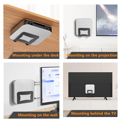 Yuleimy Adjustable Small Device Wall Mount, Compatible with Apple TV