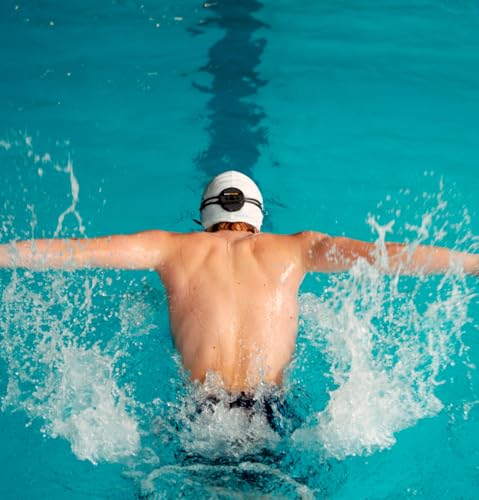 Music 2 Open-Ear Bone Conduction Swimming MP3 Player: 16GB, IPX8, Pool, Open Water (Black)