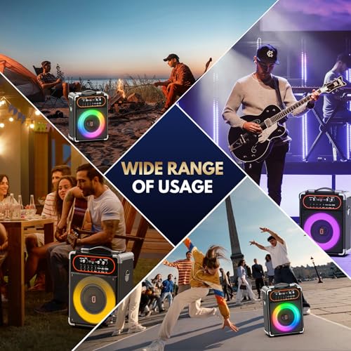 Karaoke Machine with 2 Wireless 0-Delay Microphones for Adults,Portable Bluetooth 5.3 Speaker with Echo Adjustment and Powerful Sound,Supports TWS/TV/Guitar for Family Party,Backyard BBQ(2 Mics) - size: 2 Mics