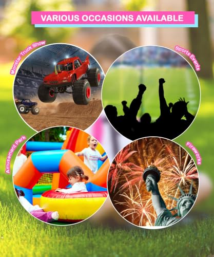 ZOHAN Kids Noise Cancelling Headphones - 25dB NRR Kids Ear Protection 2 Pack, Hearing Protection Safety Ear Muffs for School Monster Truck Fireworks Travel Studying Concerts Autism, Blue and Pink - color: Blue+hot Pink