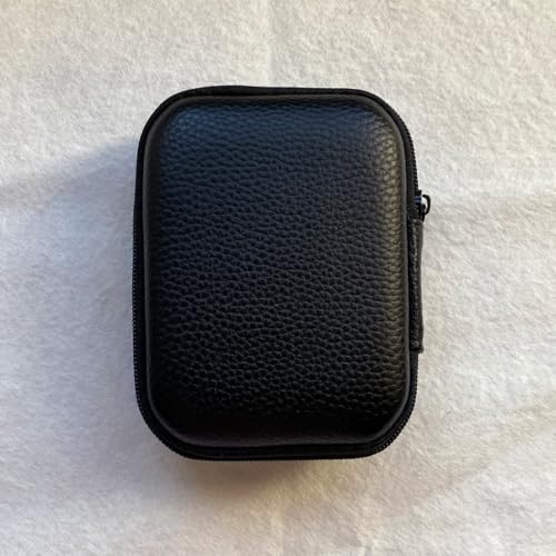PU Leather Storage Box, Suitable for in Ear Earphones, Wired Earphones, Waterproof, Portable, Pressure Resistant Box, Earphone Storage Bag
