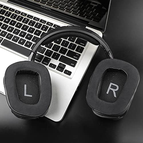 SOULWIT Cooling Earpads for Logitech G935/G933/G930/G432/G35 - Black | for G35/G930/G933/G935/G633/G635/G533/G430/G431/G432/G433/G332/G230/G231/G233 Headphones - color: Black