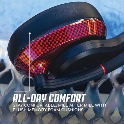 RoadWarrior RW3 Bluetooth Trucker Headset - 105dB 40mm Speaker AI ENC Mic | Noise Cancelling, 50+ Hour Battery Life, 180ft Wireless Range, ANC Audio, IP54 Rugged with Voice Control, Over-Ear Fit