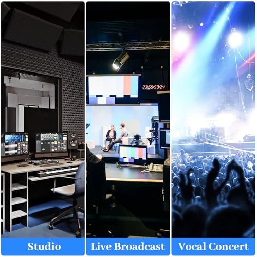8채널 프로페셔널 오디오 믹서, XLR 입력 기능이 있는 FX-8usb 믹싱 콘솔, 블루투스, 99 DSP 효과, MP3, 팟캐스트, 음악, 녹음, PC용 USB 인터페이스 34.9 x 8.9 x 36.9cm(13.39 x 3.54 x 14.57인치)