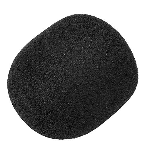 Mudder Foam Windscreen for Blue USB Microphone - 50mm Mic Pop Filter, Universal Mic Cover, Large Foam Windscreen Noise Reduction Sponge Sleeve for Podcasting Streaming Studio Black