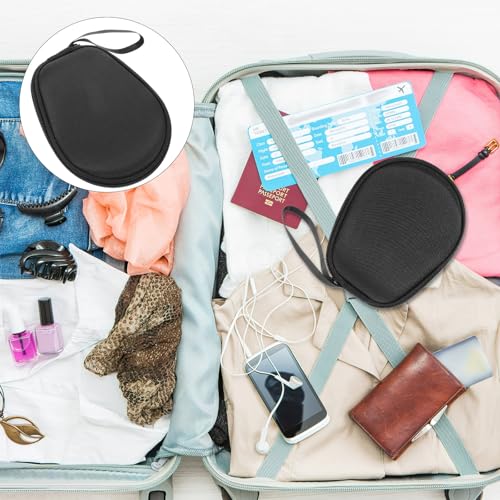 KALLORY Earphone Carrying Case Waterproof Storage Bag with Zipper, Portable Small Earphone Organizer for Travel, Compatible with Bone Conduction and Other Brands