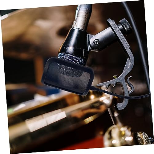 Microphone Filter Shield Sturdy Metal Mesh Windscreen Easy Install Pop Filter for Mic Podcast Accessory