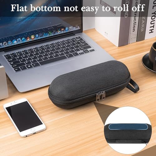 Geekria Shield Speaker Case Compatible with Beats Pill Case Cover, Replacement Hard Shell Portable Speaker Protective Carrying Bag with Keychain Hook (Dark Grey) - color: Dark Grey