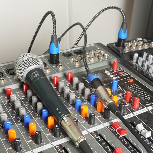 2Pack XLR Female to Dual Male Y Splitter Cable, Female XLR to 2 Male Y Cable,3Pin Y Splitter 1 F to 2 M for Micphone Mixer 2FT - color: XLR 1F To 2 M, size: 2FT