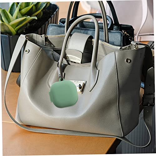 Silicone Earbud Case for Durable Protective Cover with Charging Water-Resistant Design Includes Carabiner and Bag Packaging Matcha Green - color: Green