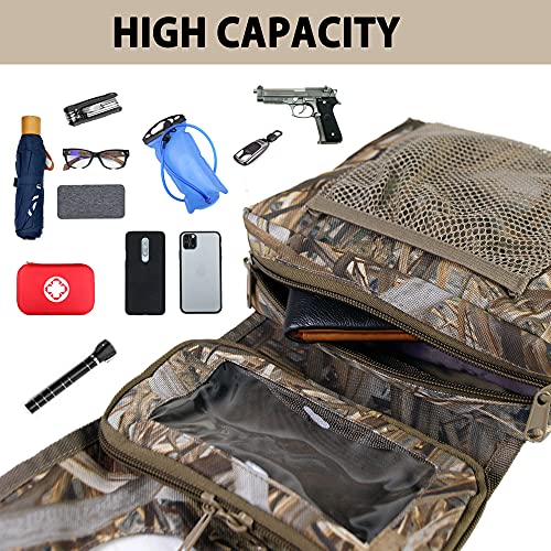 MYDAYS ATV Saddle Bag,Cargo Tank Phone Bag Storage Luggage for ATV UTV Snowmobile Motorcycle (Camo1) - color: Camo1