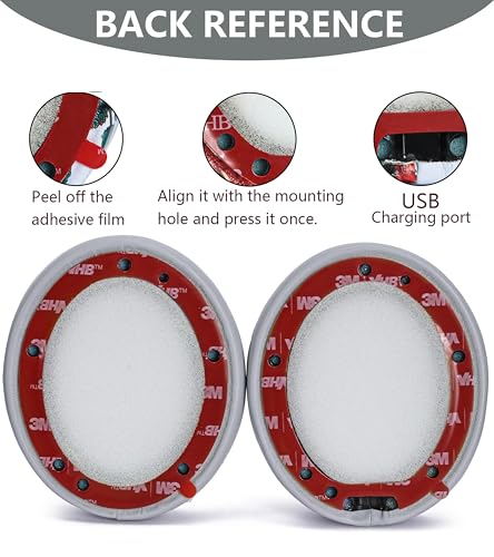 Replacement Ear Pads Compatible with Beats Studio 3 Wireless Grey - color: Grey
