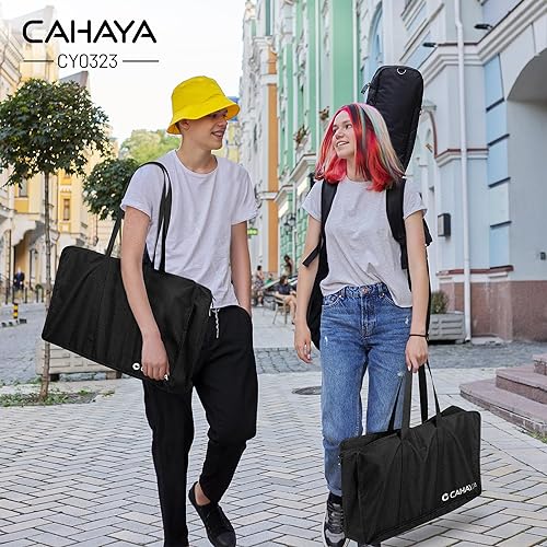 CAHAYA Music Stand Carrying Bag High Capacity Universal Carrying Case Portable for Solid Sheet Music Stand Microphone Stand Speaker Guitar Stand CY0323 | Suitable for Solid Sheet Music Stand Microphone Stand Speaker Guitar Stand