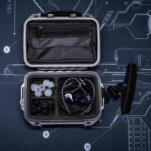 Linsoul ZiiGaat x Hangout. Audio: Odyssey 2 in Ear Monitor + Kiwi Ears SONICAP Waterproof Earbud Case(Black)