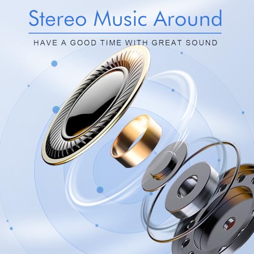 Over Ear Bluetooth Headphones, Foldable Headphones Wireless, Comfortable Fit, Foldable Lightweight Headset, Bluetooth Headphones with Microphone for Phone PC Travel (Black) - color: Black