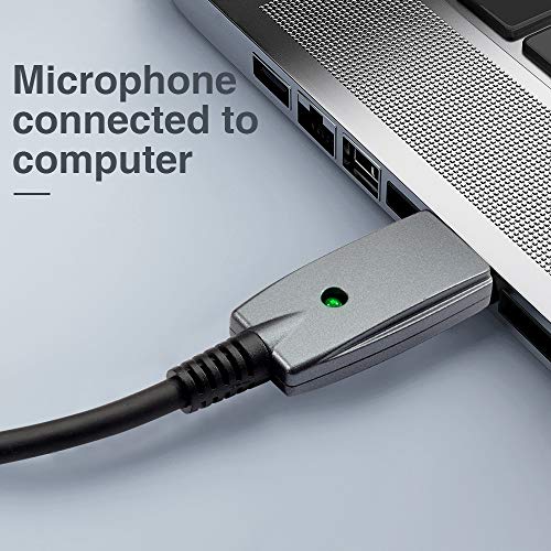 USB Microphone Cable,XLR Female to USB Mic Link Converter Cable for Microphones or Recording Karaoke Sing,10 feet - size: 10 Feet