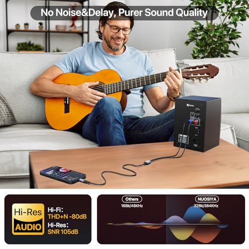 Dual XLR to USB C Audio Cable 6.6FT, 32Bit/384Khz USB Type C to 2 XLR Male Adapter Stereo Power Amplifier Cable for Connecting Smartphones USB C to Active Speaker, Laptops,Mixer Console