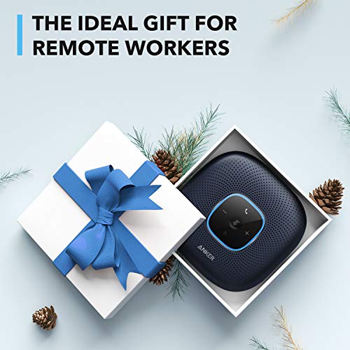 Anker PowerConf Speakerphone, Zoom Certified Conference Speaker with 6 Mics - color: Blue