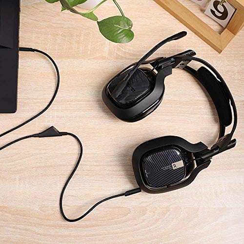 3M Inline Mute(Hold Button) Nylon Braided Cord for Astro A40 Headsets | Inline Mute Function(Hold Button)Audio Cable, 3 Meter Long , Nylon Braided, Compatible with Astro A40 Headsets - size: 3M, style: Mute Function