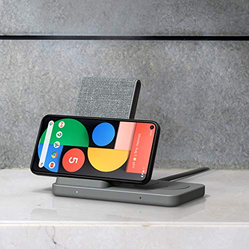 iOttie iON Wireless Duo CERTIFIED BY GOOGLE 15W Stand + 5W Pad Qi-Certified Charger | Compatible with Google, Google Pixel, Pixel Buds | Includes Power Cable & Adapter | Dark Grey - style: iON Wireless