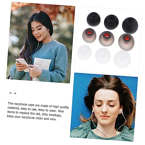 36pcs Silicone Earbuds Tips Earphone Accessories for Precise Fit