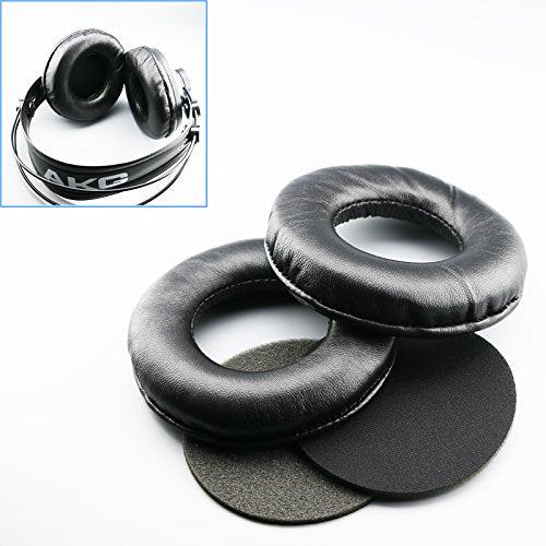 Replacement Earpads for AKG K240 K241 K242 K270, K271, K272, K240 MkII, K271 Mk Headphones Sheepskin Leather Memory Foam Ear Cushions