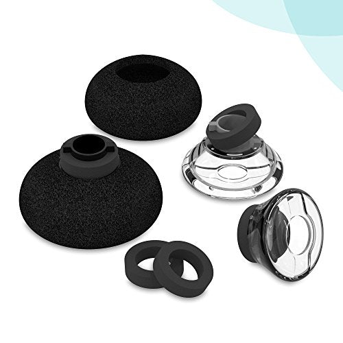 3X Earpieces for Plantronics Voyager Legend Eartip Kit,Plantronics Voyager 5200 5220 5210 Headset Foam Covers-L M S - size: Small Medium Large*3pack