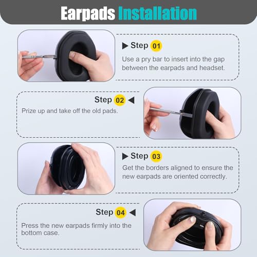 Gel Ear Pads for Walker's Razor Compact Electronic Youth/Women's Muffs with Sealed Bottom Shell - color: For Walker's Compact