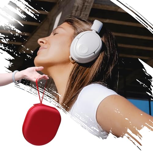 Headphone Headset Case Compatible with JBL Tune 520BT 720BT/BERIBES/KVIDIO/Soundcore by Anker/Sony Wireless On-Ear Headphones,Red - color: Red