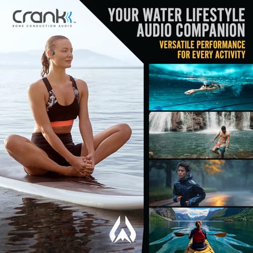 Wildhorn Crank Bone Conduction Swimming Headphones - Bluetooth & Waterproof