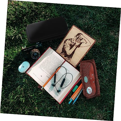 LIOOBO Microphone Storage Pouch Carrying Case EVA Protective Bag | 2 Pack, Lightweight Shockproof Waterproof Design, Built-In Mesh Pocket, Travel Business Use