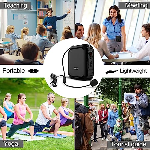 Voice Amplifier with Lapel Mic/Microphone Headset