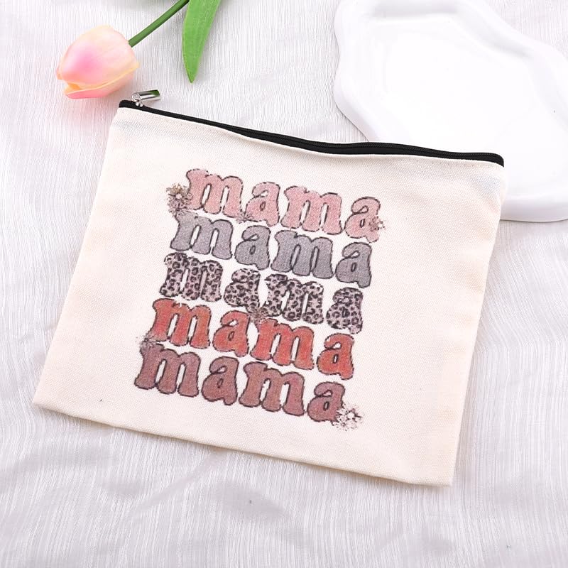 Gifts for Mom Makeup Bag Mothers Day Gifts Pouch Holiday Birthday Gift Bag for Mom Wedding Day Gift Mama Toiletry Cosmetic Bags Thank You Appreciation Mother Present Ideas Mama Travel Zipper Pouch - color: Mother Accessories Pouch