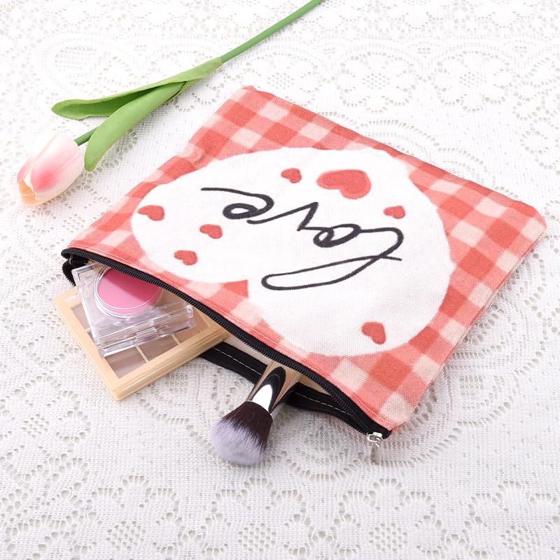 Valentines Day Toiletry Bag Pouch Love Heart Makeup Cosmetic Bag Engagement Anniversary Wedding Gifts Bags for Women Wife Girlfriend Fiancee Travel Make Up Bags Organizer Gf Graduation Bday Gift Idea - color: Love Heart Makeup Cosmetic Bag