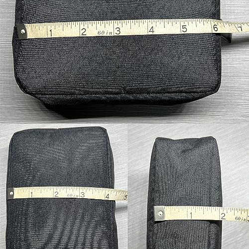 Universal Electronics/Accessories Soft Carrying Case Bag, Durable & Light-weight,Suitable for Out-going, Business, Travel and Cosmetics Kit (Small-Black) - color: Small-Black