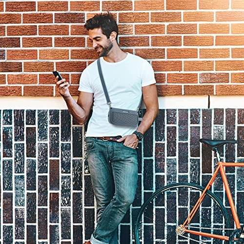 co2CREA Soft Silicone Case for Bose SoundLink Flex Bluetooth Speaker, Blue | Adjustable Shoulder Strap, Crossbody Carrying, Aluminum Carabiner, Lightweight - color: Stone Blue Case