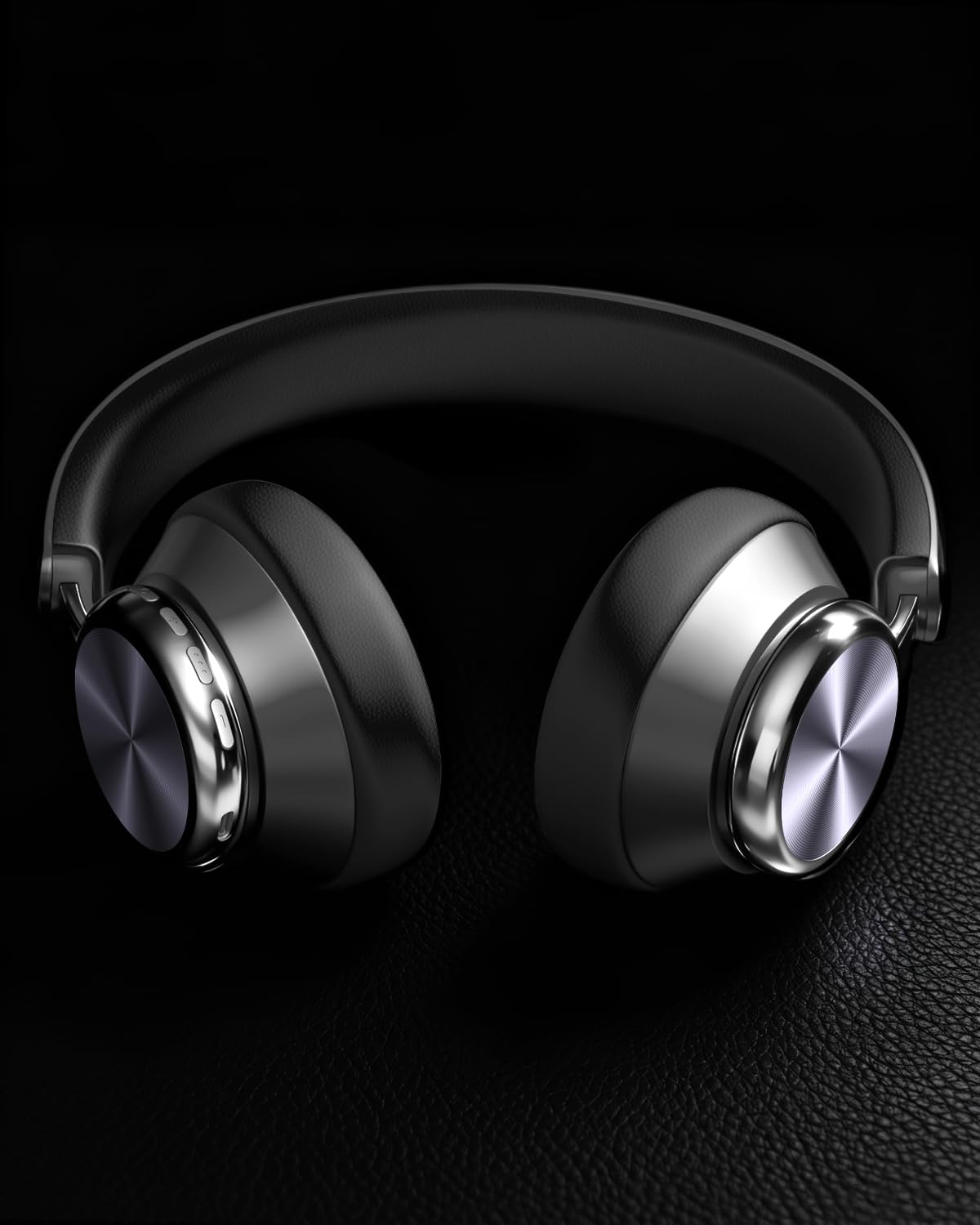 Wentronic Y03 Bluetooth Headphones Wireless Active Noise Cancelling Over Ear Headphones 48 Hours Playtime High Sound Quality 6 EQ Music Mode Headphones with Soft Ear Cushion - Grey - color: Grey