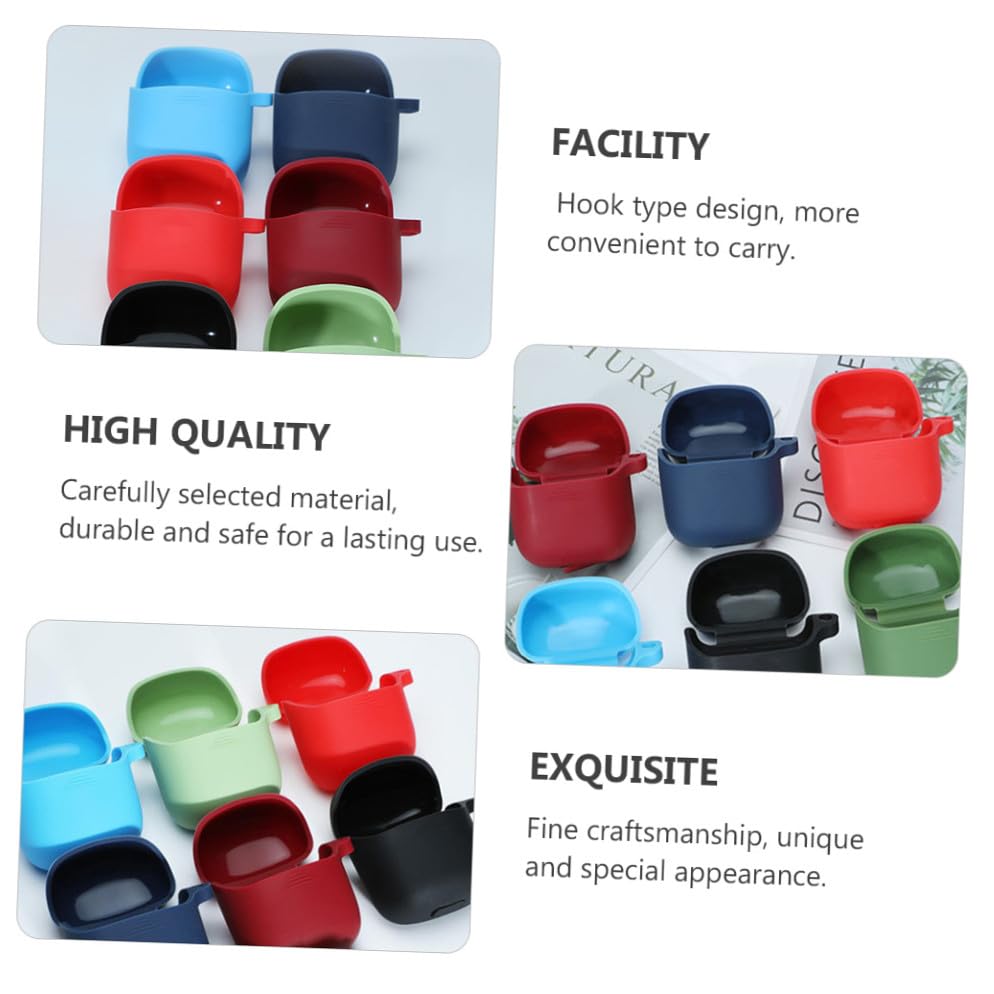 DOITOOL Silicone Earphone Cover Compatible with Jbl Tunetws Impact Resistant Scratch Durable Protection Convenient Charging Access Red - color: Red